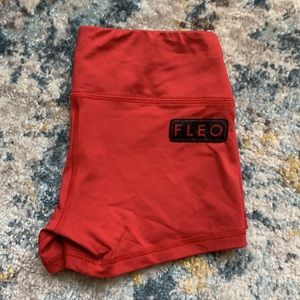 Red Fleo shorts size S